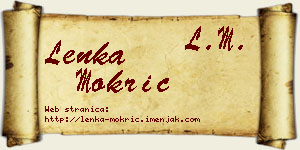 Lenka Mokrić vizit kartica